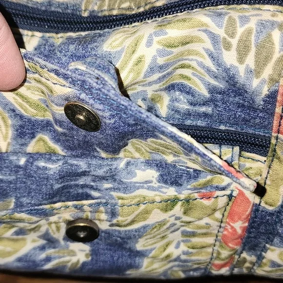 Fossil Canvas Satchel Bag - Picture 6 of 11